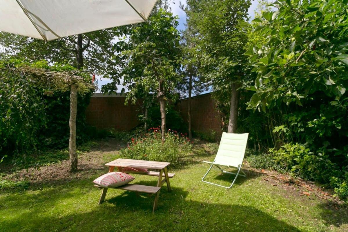 Eighties Modernist Design House With Garden Near The Beach Oostende Eksteriør bilde